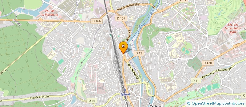 localisation de l'entreprise LA BOUCHERIE COQUINE  EPINAL