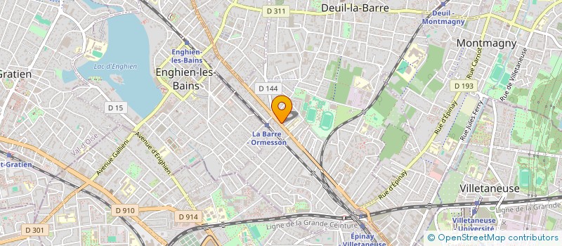 localisation de l'entreprise LA BOUCHERIE DE DEUIL  DEUIL-LA-BARRE