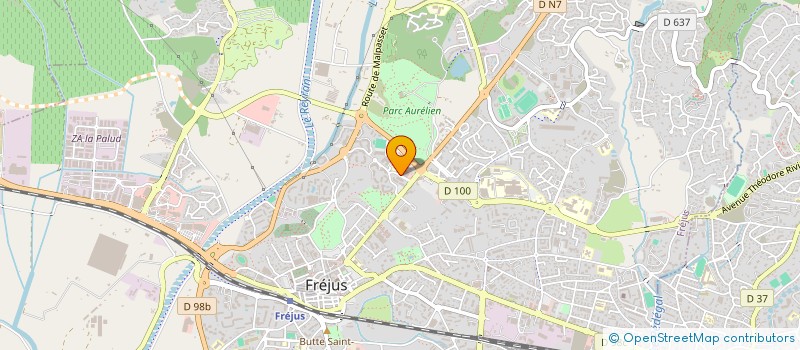 localisation de l'entreprise LA BOUCHERIE DE L'ARTISAN à FREJUS