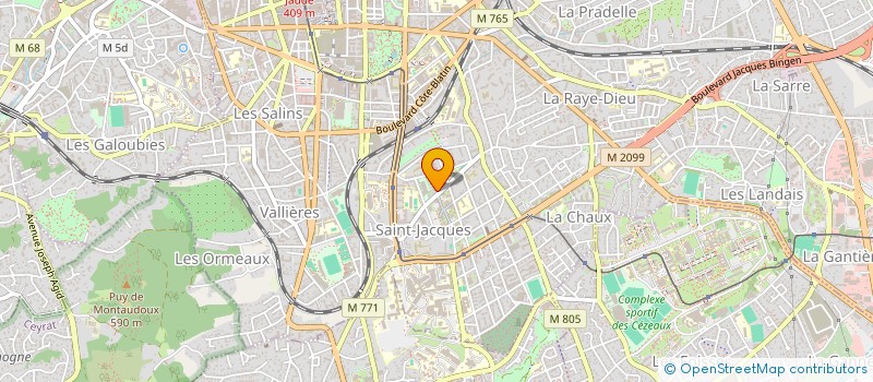 localisation de l'entreprise LA BOUCHERIE DE LA SOUMMAM à CLERMONT-FERRAND