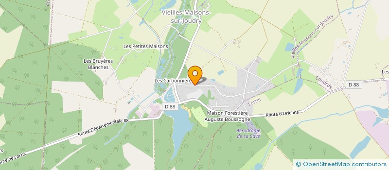 localisation de l'entreprise LA BOUCHERIE DE LORRIS à LORRIS