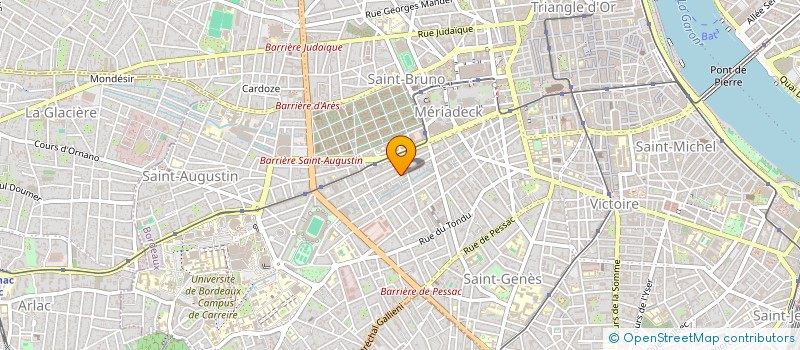 localisation de l'entreprise LA BOUCHERIE DE PARIS  BORDEAUX