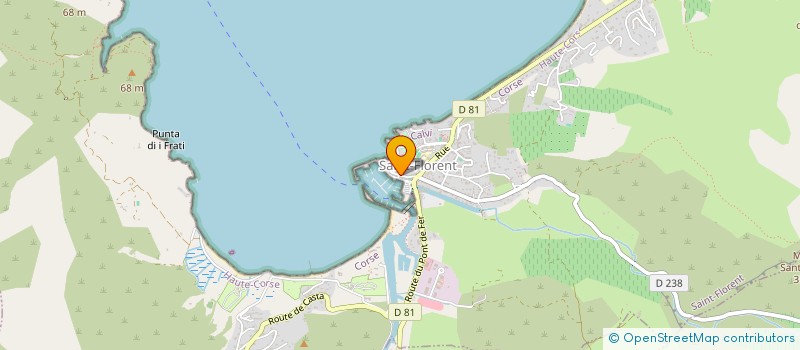 localisation de l'entreprise LA BOUCHERIE DE SAINT-FLORENT à SAINT FLORENT