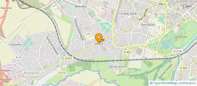 localisation de l'entreprise LA BOUCHERIE DE VENOIX à CAEN