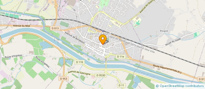 localisation de l'entreprise LA BOUCHERIE DE VOS CAMPAGNES  VALENCE