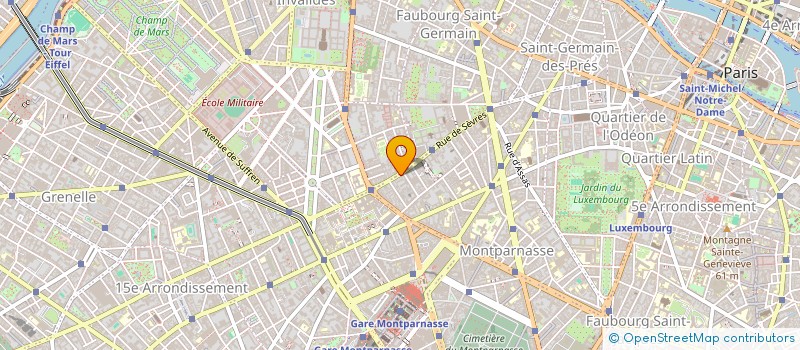 localisation de l'entreprise LA BOUCHERIE DES EPICURIENS à PARIS