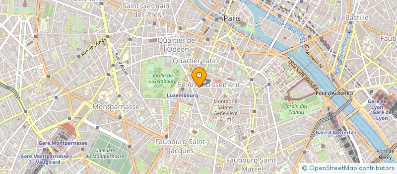 localisation de l'entreprise LA BOUCHERIE DES FINS GOURMETS à PARIS