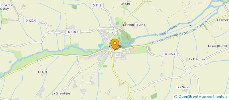 localisation de l'entreprise LA BOUCHERIE DES MOULINS à UNVERRE