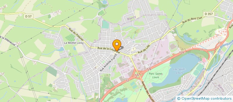 localisation de l'entreprise LA BOUCHERIE DU BON BOEUF à MONTCEAU-LES-MINES