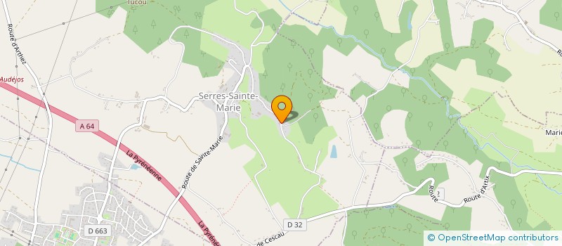 localisation de l'entreprise LA BOUCHERIE DU BON VIVANT  SERRES-SAINTE-MARIE