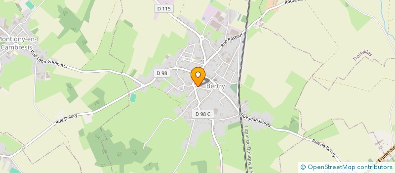 localisation de l'entreprise LA BOUCHERIE DU CLOS à BERTRY