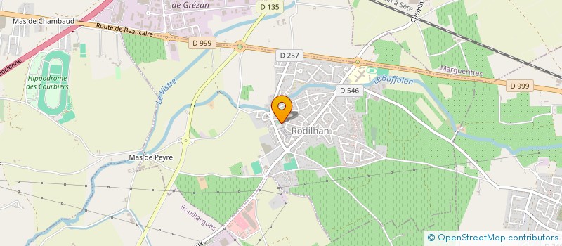 localisation de l'entreprise LA BOUCHERIE DU COIN à RODILHAN