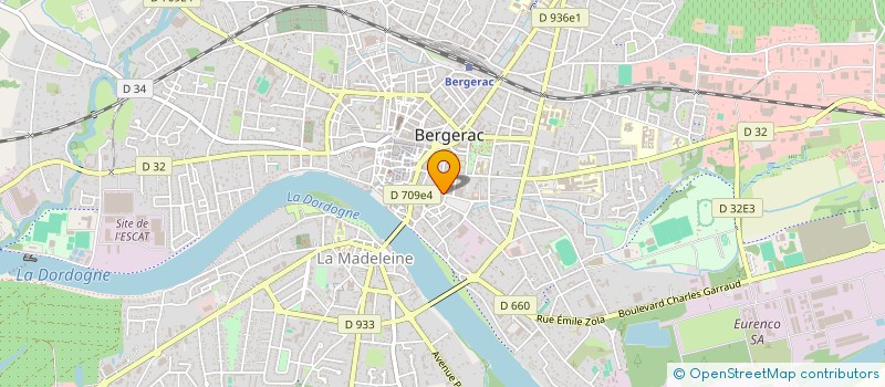 localisation de l'entreprise LA BOUCHERIE DU FOIRAIL à BERGERAC