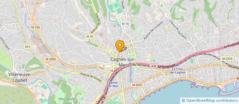 localisation de l'entreprise LA BOUCHERIE DU MARCHE à CAGNES-SUR-MER