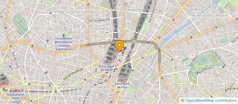 localisation de l'entreprise LA BOUCHERIE DU NORD à PARIS