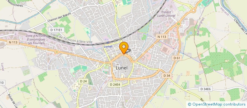 localisation de l'entreprise LA BOUCHERIE DU SUD à LUNEL