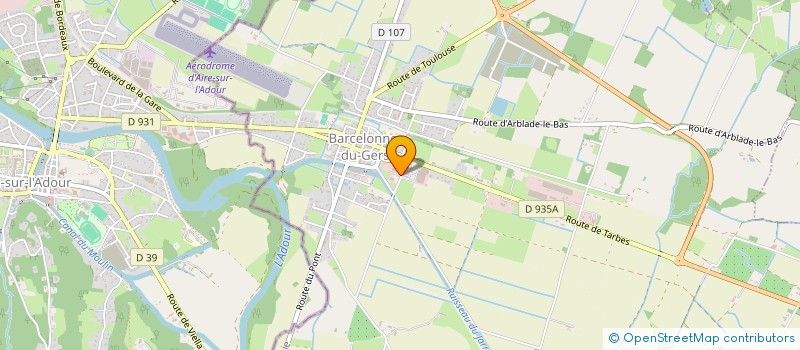 localisation de l'entreprise LA BOUCHERIE DU VILLAGE  BARCELONNE-DU-GERS