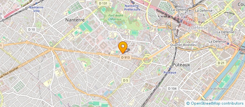 localisation de l'entreprise LA BOUCHERIE ENNOUR  NANTERRE