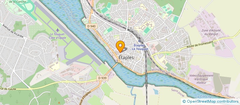 localisation de l'entreprise LA BOUCHERIE ETAPLOISE à ETAPLES