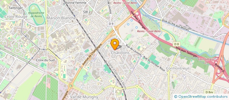 localisation de l'entreprise LA BOUCHERIE LE LABORATOIRE  REIMS