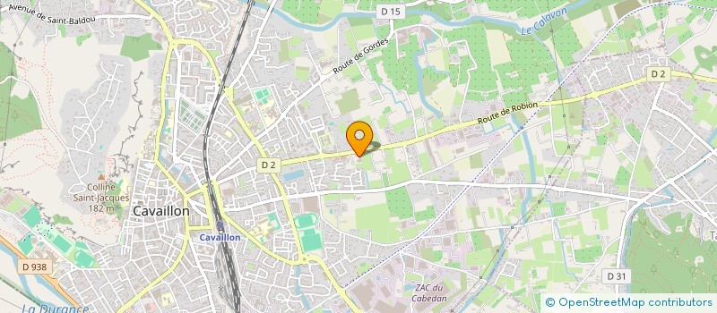 localisation de l'entreprise LA BOUCHERIE TRADITIONNELLE  CAVAILLON