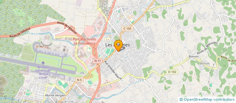 localisation de l'entreprise LA BOUCHERVILLE  LES ABYMES