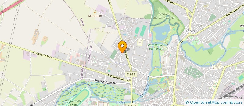 localisation de l'entreprise LA BOUCHURE à CHATEAUROUX