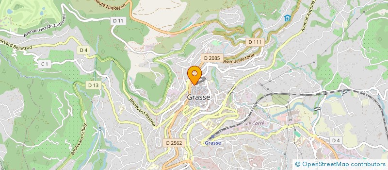 localisation de l'entreprise LA BOUCLARDE SOC à GRASSE