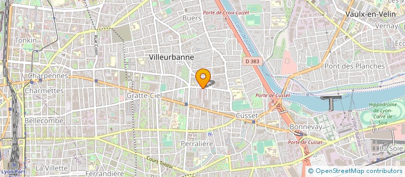 localisation de l'entreprise LA BOUCLE à BRON