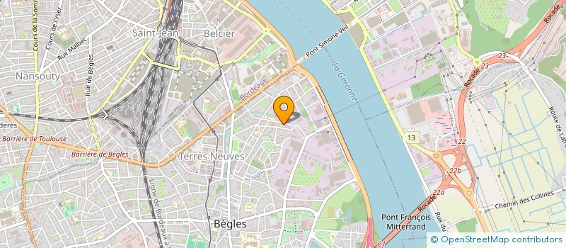 localisation de l'entreprise LA BOUCLE à BEGLES