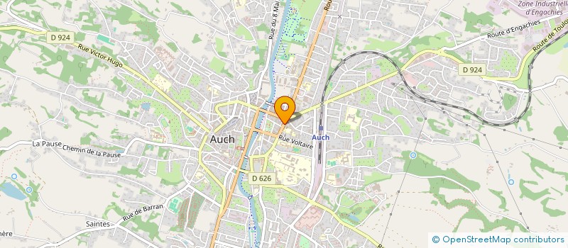 localisation de l'entreprise LA BOUCLE à AUCH