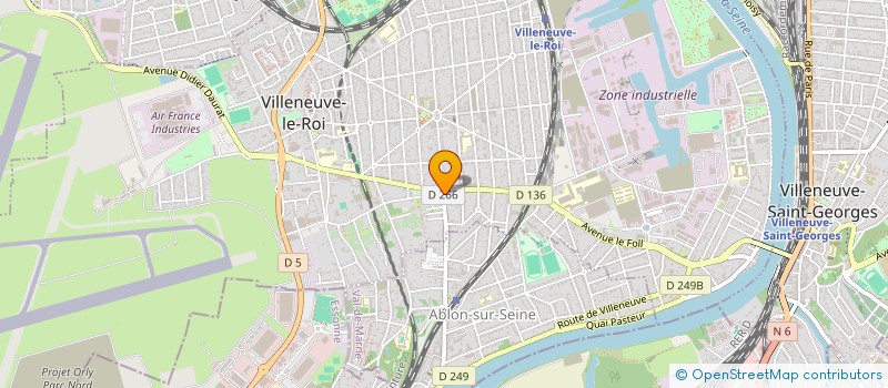localisation de l'entreprise LA BOUCLE D'OR à VILLENEUVE-LE-ROI
