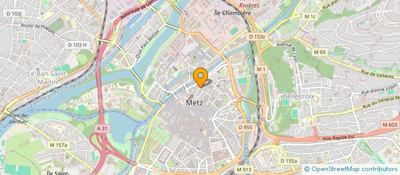localisation de l'entreprise LA BOUCLE D'OREILLE à METZ