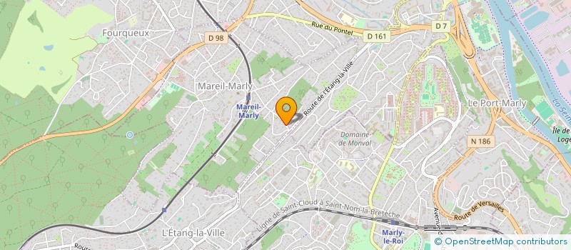 localisation de l'entreprise LA BOUCLE EVENT à MAREIL-MARLY