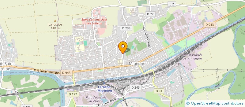localisation de l'entreprise LA BOUDRAGUE à MIGENNES