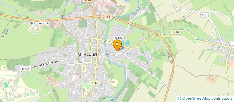 localisation de l'entreprise LA BOUEE à MIRECOURT