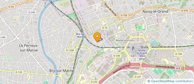 localisation de l'entreprise LA BOUELLE  BRY-SUR-MARNE