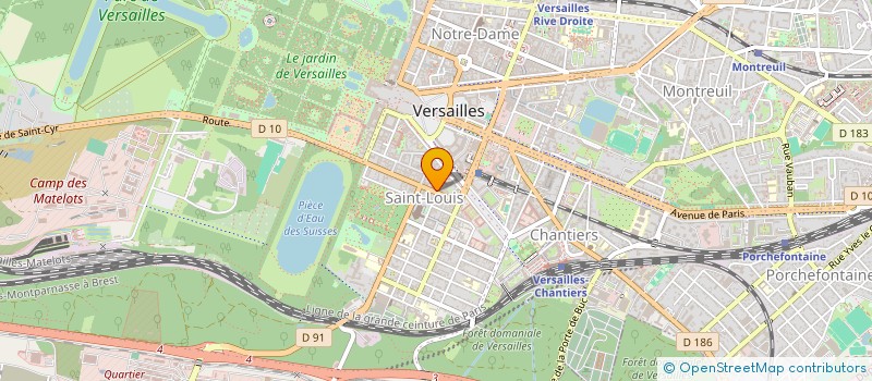 localisation de l'entreprise LA BOUFFE ROYALE à VERSAILLES