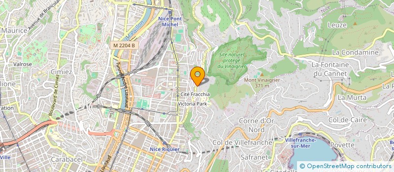 localisation de l'entreprise LA BOUGEOTTE à NICE