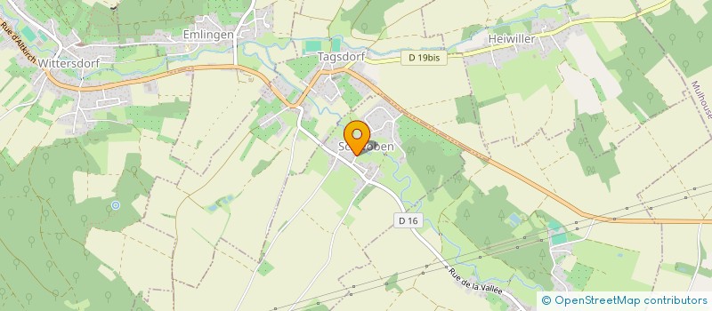 localisation de l'entreprise LA BOUGEOTTE  SCHWOBEN