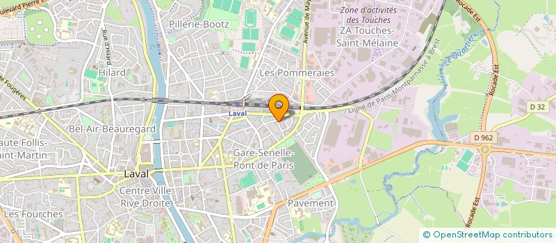 localisation de l'entreprise LA BOUGEOTTE à LAVAL