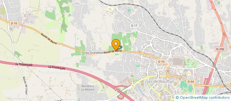 localisation de l'entreprise LA BOUGERELLE à AIX-EN-PROVENCE