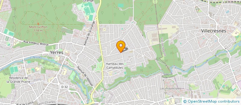 localisation de l'entreprise LA BOUGIE  YERRES