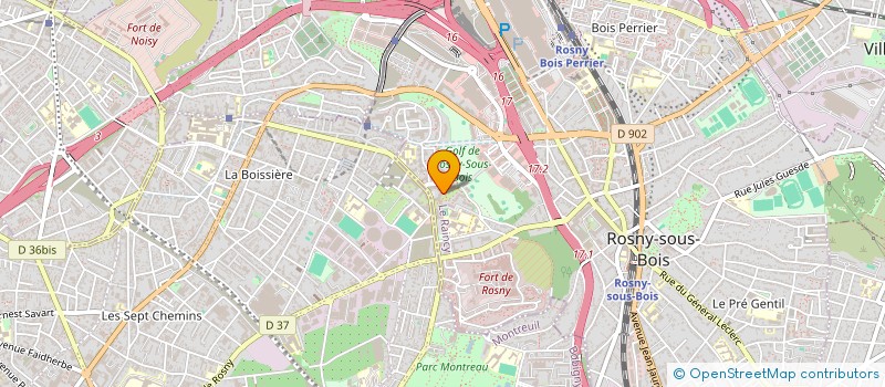 localisation de l'entreprise LA BOUGIE DE L'ESPOIR à ROSNY-SOUS-BOIS
