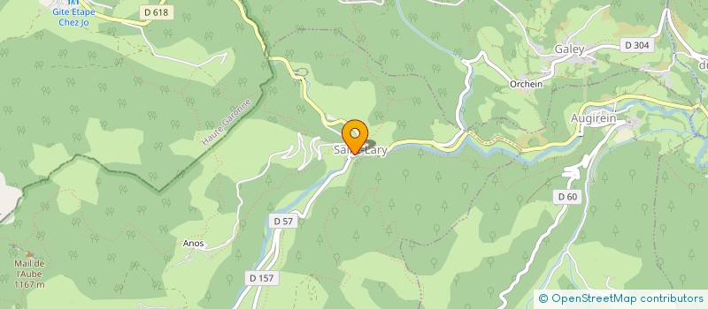 localisation de l'entreprise LA BOUIGANE à SAINT-LARY