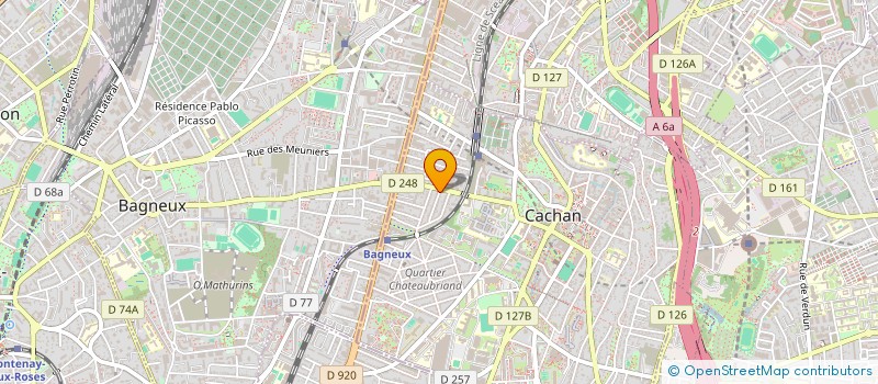 localisation de l'entreprise LA BOUILLOIRE  CACHAN