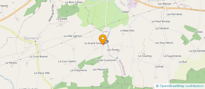 localisation de l'entreprise LA BOUILLOTTE  QUINTENIC