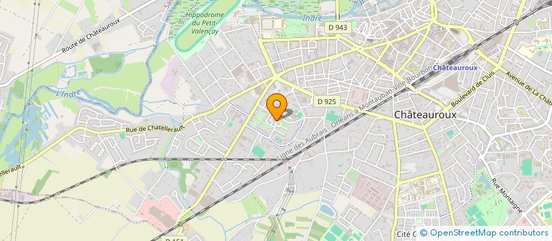 localisation de l'entreprise LA BOUINOTTE à CHATEAUROUX