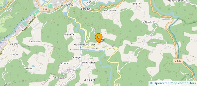 localisation de l'entreprise LA BOUIT  LAMASTRE