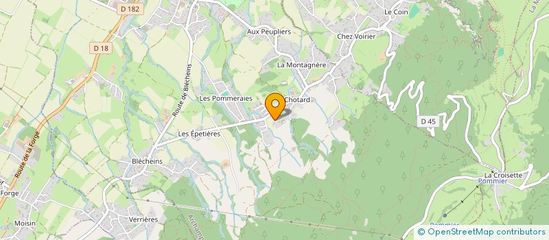 localisation de l'entreprise LA BOUITTE  ARCHAMPS